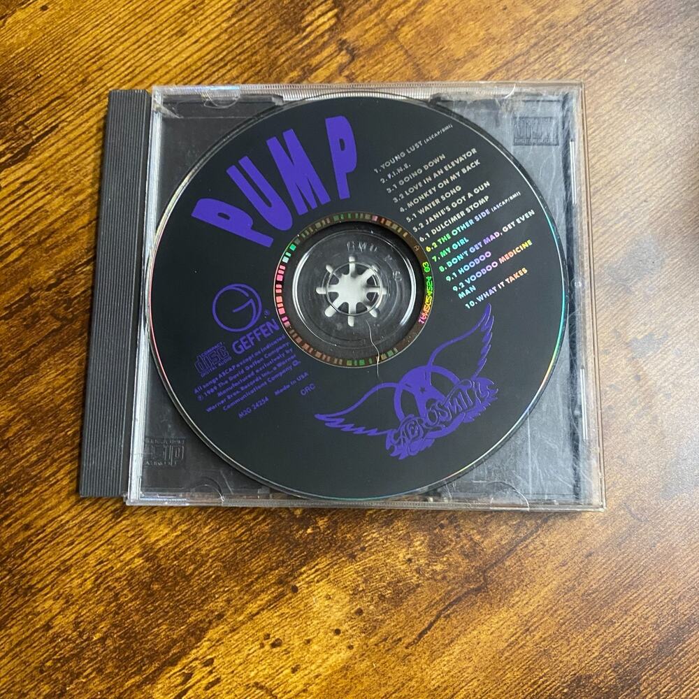 Pump by Aerosmith CD, 1989, Geffen